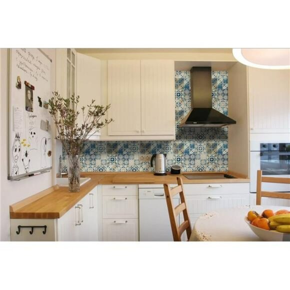 Kitchen Wallpaper Peel and Stick Wallpaper 17.7"x118"Vintage Contact Paper - Picture 4 of 6